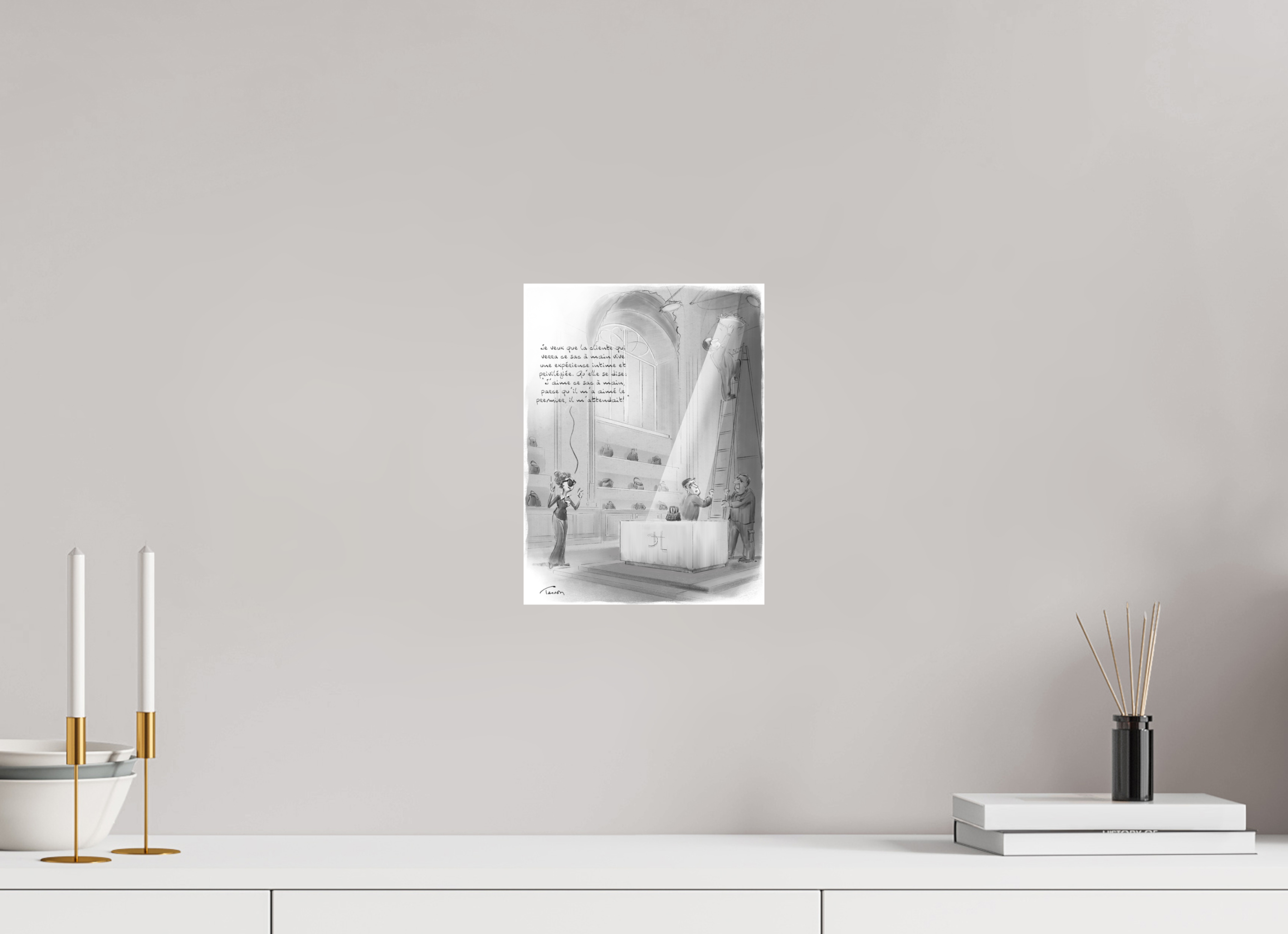 21 x 28 cm, Impression directe sur Alu Dibond, fixation par suspension métallique au dos 0009