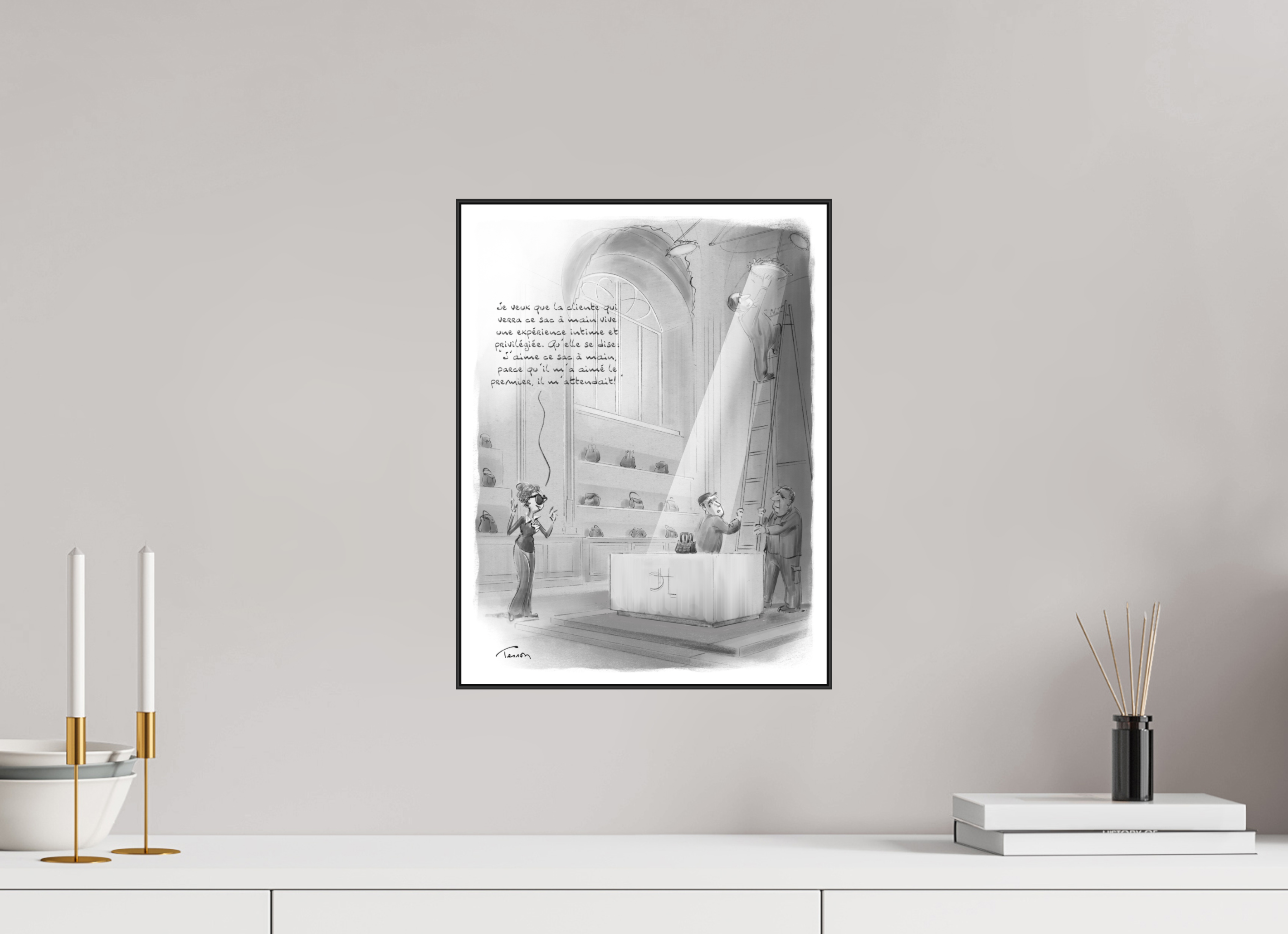 30 x 40 cm, 1.Impression Fine Art sur Alu Dibond. Cadre. Papier aquarelle et marge kjsdlj