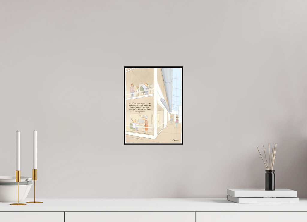 21 x 28 cm, 2. Impression sur Aluminium Dessin N°2.