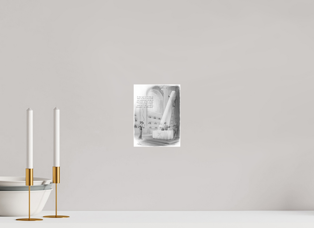 15 x 20 cm, Impression directe sur Alu Dibond, fixation par suspension métallique au dos 0009