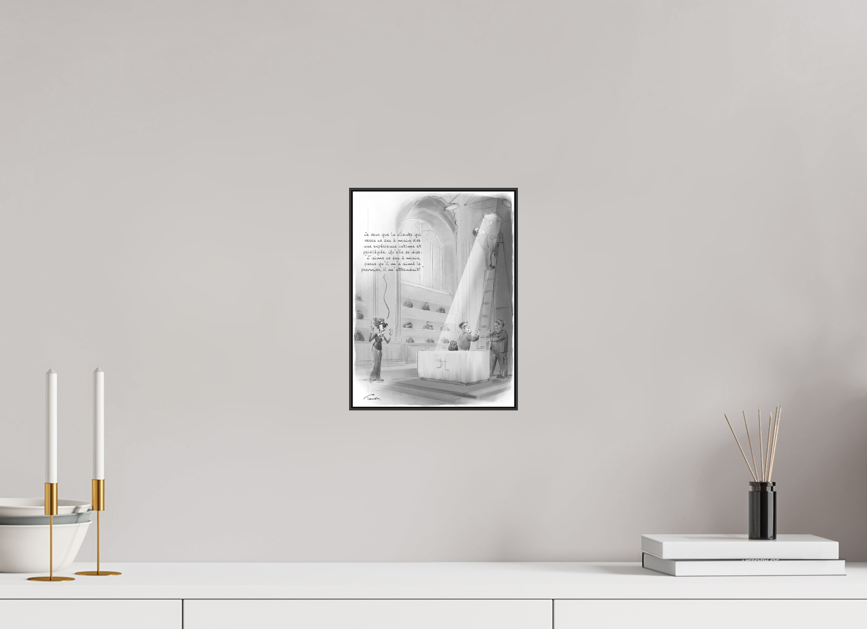 21 x 28 cm, 1. Tirage Ilford n-b sur Alu Dibond Dessin N°4